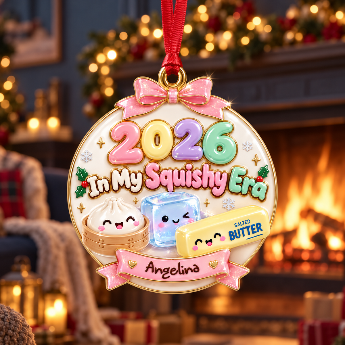 Cozy Squishy Era Christmas Ornament - Personalized Gifts For Kid, Christmas Decor 8518a305-8446-414a-82d3-ec427e76c1b6-Qu-ch-u-pastel-b-n-l-s-i.png