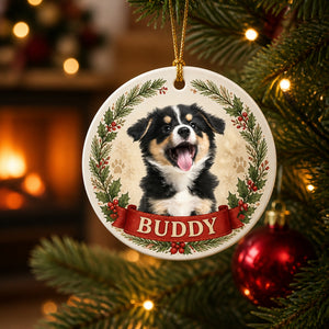 Custom Pet Photo Ornament – Winter Wreath Name Banner - Personalized Ornament 851af2a6-4543-499d-b242-95ee58c52023.jpg
