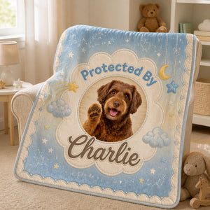 Protected By [Pet Name] Nursery Blanket – Pet Photo - Personalized Blanket 8534e60e-6bb6-46e9-b671-dff3bb84e8ba.jpg
