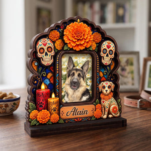 Personalized Dog Ofrenda Frame, Pet Memorial Día de Muertos Keepsake, Custom Dog Photo Nicho Altar Shrine, Day Of The Dead Gift 855f3ecc-c280-40a6-8686-48f0d7a7b05b-5.jpg