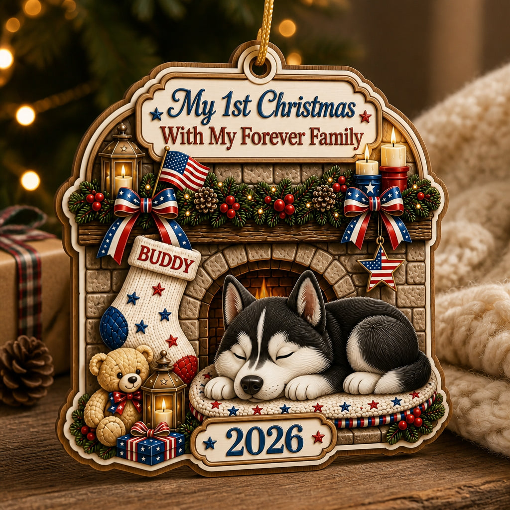 Pet’s 1st Christmas With My Forever Family Ornament – Name & Year - Personalized 3-Layered Wood Ornament 8568148d-5ad5-4040-bc6d-9736f5d55517.jpg