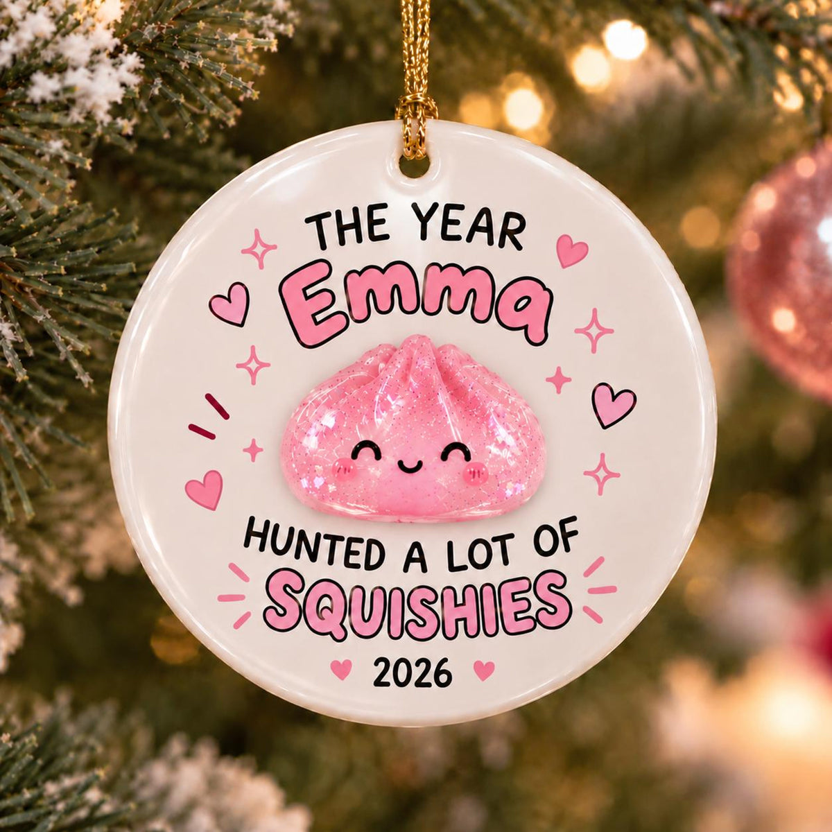 Viral Squishy Ornament, Squishy Lover Christmas Gift, Custom Name Ornament, Squishy Hunting Keepsake, Kids Christmas Ornament 2026, 856a45d9-038f-4b4c-bea7-3bbe4f907f8e-1.jpg