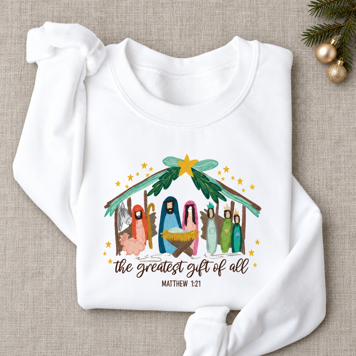Coquette Bow Nativity Sweatshirt, The Greatest Gift of All, Christian Christmas Shirt, Religious Holiday Gift 85755748-8f87-4d0f-9d3e-a61bd7840ede--o-n-Gi-ng-sinh-tr-ng-n-n-lanh-3.png