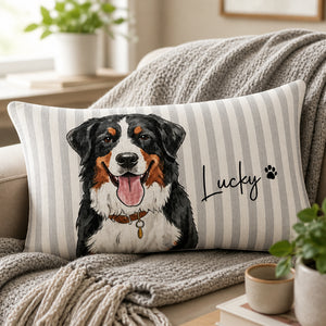 Custom Pet Portrait Name Pillow – Ribbon Badge Edition - Personalized Pillow 858e8681-7c2f-4d5e-b4f2-f32180a0d229.jpg