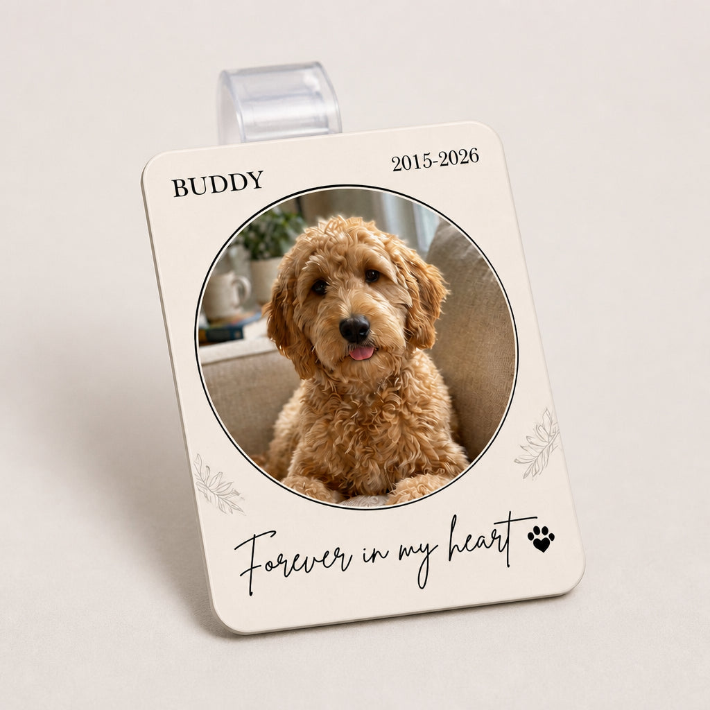 Pet Memorial Car Visor Clip – Photo, Name & Years - Personalized Car Visor Clip 859599f5-aea1-4aa3-86c5-b6117c8b85b5.jpg