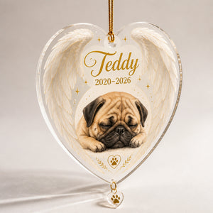 Angel Wings Pet Memorial Portrait Ornament - Personalized 1 Layered Suncatcher with Charm 85a3f26f-d6b5-44f9-80d2-63ce57524536.jpg