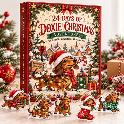 Dachshund Christmas Advent Calendar, 24 Acrylic Ornaments, 2026 Holiday Countdown 85a95bea-fe12-4e16-bd20-63a44dc6849b-il_1588xN.8643523731_hwe2.jpg