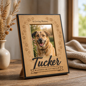 Pet Memorial Picture Frame – Goodbyes Are Not Forever - Personalized Picture Frame 85b8bf36-1297-4ff5-ad9e-e3814a551d28.jpg