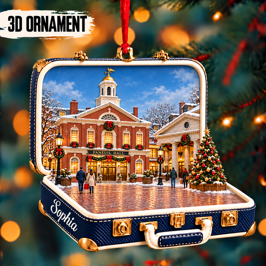 Personalized Faneuil Hall 3D Suitcase Christmas Ornament – Boston Travel Souvenir & Gift for Boston Lovers 85bcf521-e9a3-400e-9d10-00b4cc2de25b-Faneuil-Hall-Christmas-Suitcase-Ornament.png