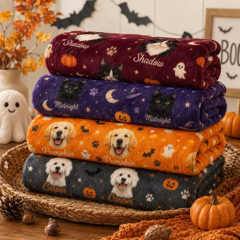 Custom Halloween Pet Photo Blanket, Personalized Dog Cat Portrait Throw, Spooky Season Decor 85f39f2e-6532-4d98-a532-c27ab513906c-fdgdf-16-.webp