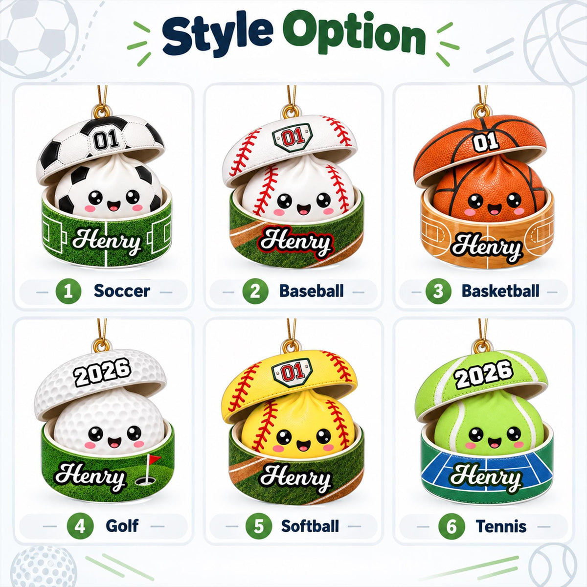 Personalized Sport Dumpling Ornament, Acrylic Squishy Style Christmas Ornament, Custom Name Ornament, Acrylic Soccer Baseball Ornament 85f9cd57-9186-4f40-a0d0-6b1260e66dfa-il_fullxfull.8554904075_h3le.jpg