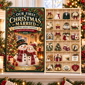 Personalized Newlywed Advent Calendar, First Christmas Married Gift,24 Day Wedding Countdown,Couple Christmas Ornament Set, Anniversary Gift 860d8290-4ada-4f91-9806-17aa91a5b2fa-il_fullxfull.8603223706_qyhr.jpg