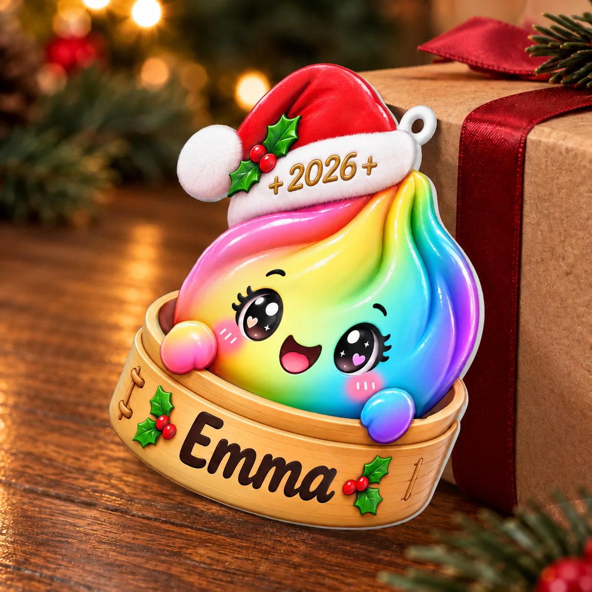 Personalized Squishy 3D Ornament, Custom Name Glitter Dumpling Ornament, Bamboo Steamer, Dumpling Lover Gift, Christmas Gift for Kids 861dd0fd-6cb5-43b5-b964-145c6d76a2f7-46d95e98-38b7-48a4-9baf-b58005666241.png