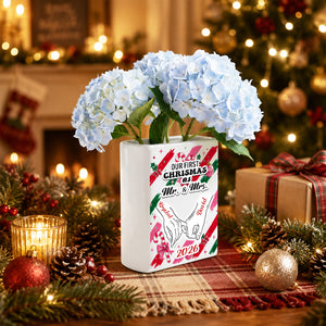 Our First Christmas As Husband And Wife - Personalized Ceramic Book Vase 865c47e9-6a2f-41c9-97f6-5c794f0116af-2-1-.jpg