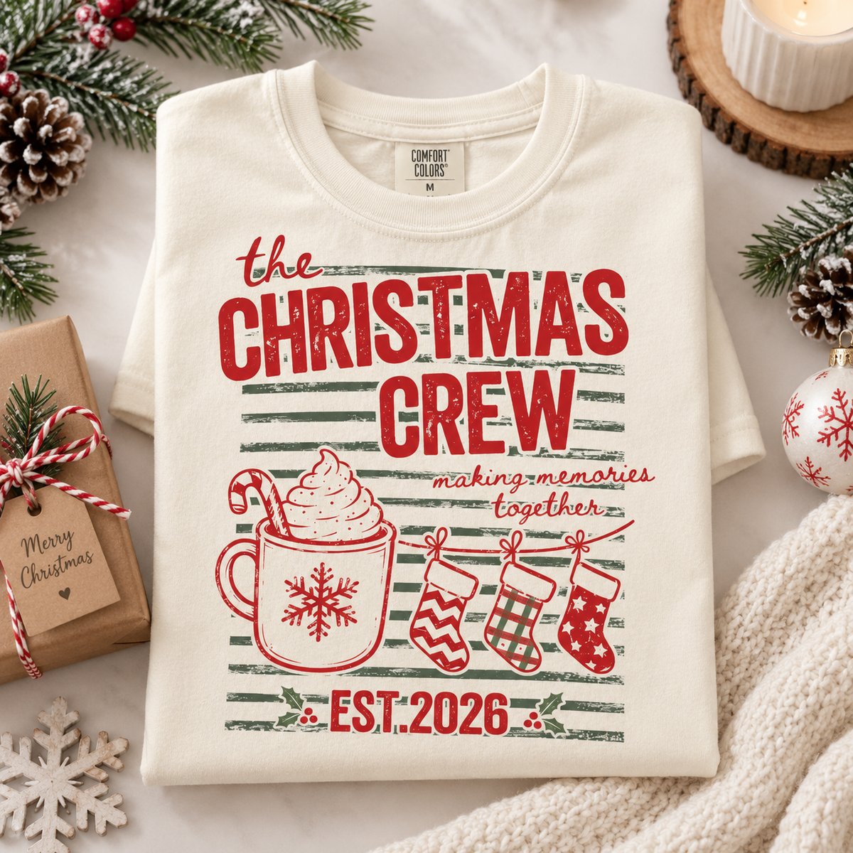 Family Christmas Shirt Matching Xmas Crew Tshirt Personalized Year Holiday Family Reunion Tee Vintage Stripe T-shirt 8669dce7-d5fb-4fee-89d9-10e0692279b8-fghtrf-2-.png