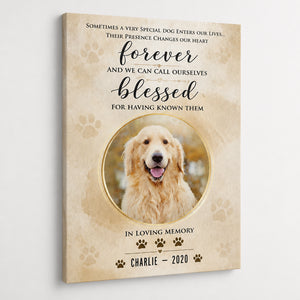 Personalized Dog Memorial Photo Canvas — Forever Blessed - Personalized Canvas 866a48e4-8d27-4a27-acd1-b4bb0c255de5.jpg