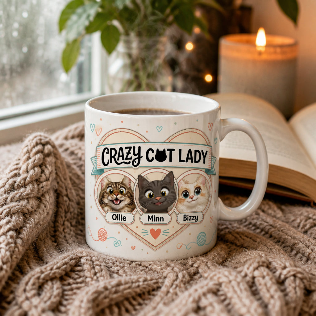 Crazy Cat Lady Custom Pet Portrait Mug - Personalized Mug 866bc142-de98-417d-8493-f55ddce0ca87.jpg