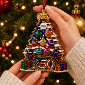 Personalized Merry Christmas America Turns 250 Ornament - Real 3D Raised Ornament 8681ec4e-a603-4ed3-9440-51341f9302de-banner-2.jpg