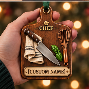 Personalized Chef Cutting Board Ornament 2026 – Custom Name Christmas Gift for Chef & Cook 868bf75a-1885-4e49-9dfa-a1beb97b5d94-chef_cutting_board_mockup_3_handheld.png