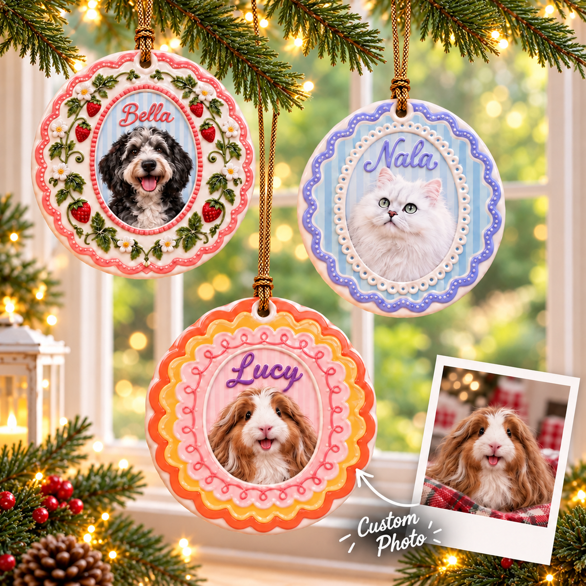 Personalized Custom Photo Pet 3D Ceramic Round Ornament, Christmas Vintage Frame Dog Cat Gift 86909f17-c7f8-424f-8ea1-79f2b9932bd5-Ba-m-t-d-y-th-c-ng-Gi-ng-sinh.png