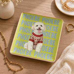 Custom Pet Portrait Jewelry Dish – Arch Name Edition - Personalized Jewelry Plate 86a508f1-cd94-480c-8d3d-c57240d7b418.jpg