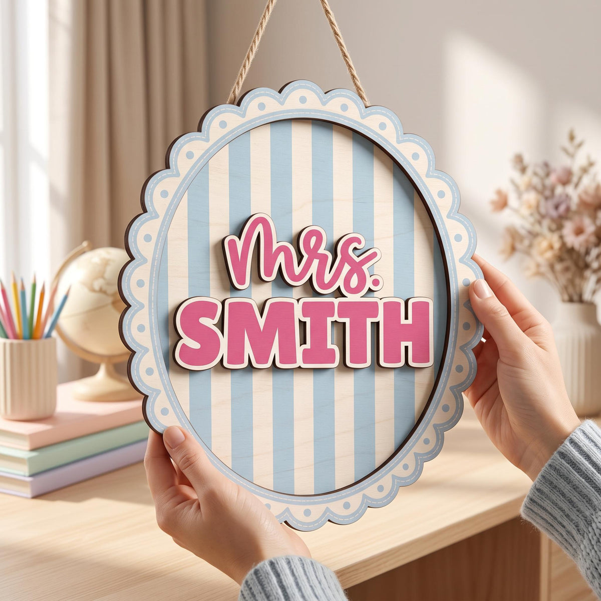 Classroom Decor, Personalized Teacher Door Sign, Welcome To Our Classroom Sign, Back to School Gifts for Teacher, Teacher Gifts For Women 86a5e330-1d9b-4913-9331-bed8e0ba96ca-3.jpg