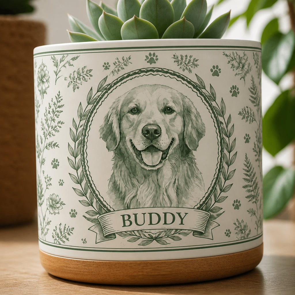 Custom Porcelain-Ink Pet Cameo Planter - Personalized Plant Pot & Vase 870d0aa9-2adc-453f-94ab-3c95ec6c8ef7.jpg