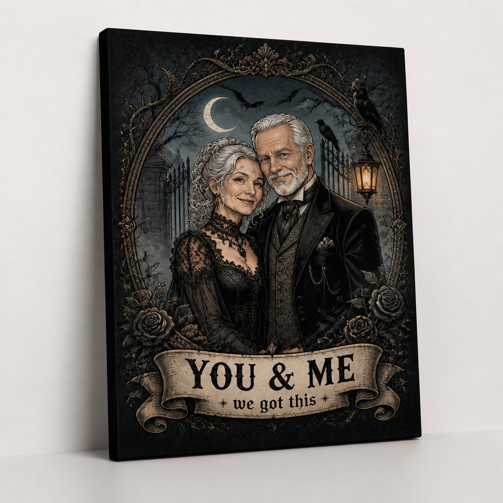 You & Me — Gothic Couple Portrait Canvas - Personalized Canvas 871ae136-b967-486a-a920-f9478261918c.jpg
