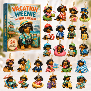 Vacation Weenie Advent Calendar 2026 - 24-Day Festive Countdown, Acrylic Charms Blind Box - Gift For Dachshund Lovers 87211468-9a50-4182-849b-02282a6352c3-weenie-box-charms.png