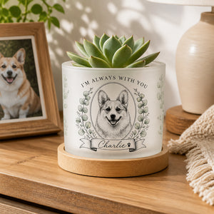 Custom Pet Portrait Planter – “I’m Always With You” - Personalized Mini Glass Plant Pot 872127a2-0a6d-40a9-957c-7ff4ea4f6c8f.jpg