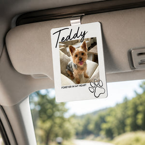 Pet Memorial Car Visor Clip – Photo + Name - Personalized Car Visor Clip 87219bf5-d087-4d43-9b08-82ba9362d5d2.jpg