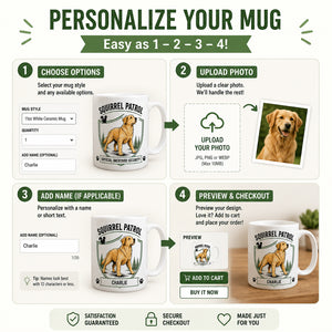 Squirrel Patrol Custom Pet Portrait Mug - Personalized Mug 872d9070-b99d-4b1b-a544-cf76e18b62ff.jpg