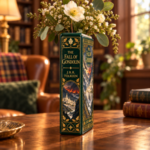 The Fall of Gondolin Ceramic Book Vase – Tolkien Inspired Flower Vase, Fantasy Bookshelf Decor 875956e9-d834-453e-a6d4-19a218c2e241-the-fall-of-gondolin-2.png