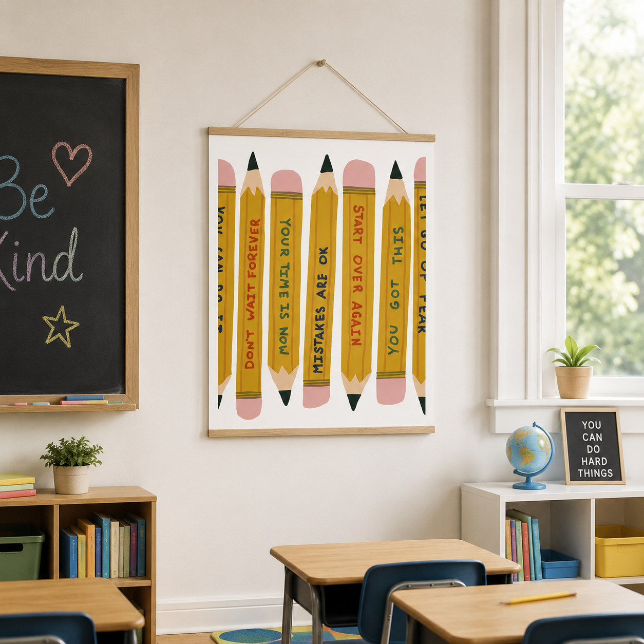 Giclee Classroom Inspirational Art Print - You Got This Pencils - Giclee Print Power Up Home Office Wall Art Wall Decor Kids Room Art 875a67a7-c1ec-489b-b6ee-93761976f1b6-e43a7c1a-e4f9-4d7f-ba75-b25987273337.png
