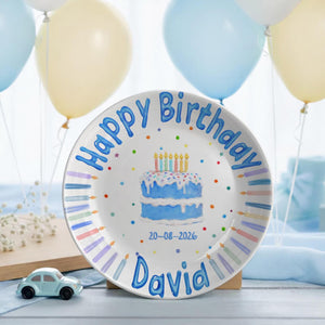 Personalized Birthday Plate Custom Name, Happy Birthday Ceramic Keepsake Gift, Kids Party Decor, Unique Birthday Gift for All Ages 875a8a4f-a191-4f14-aa02-7cf980865396-8.jpg