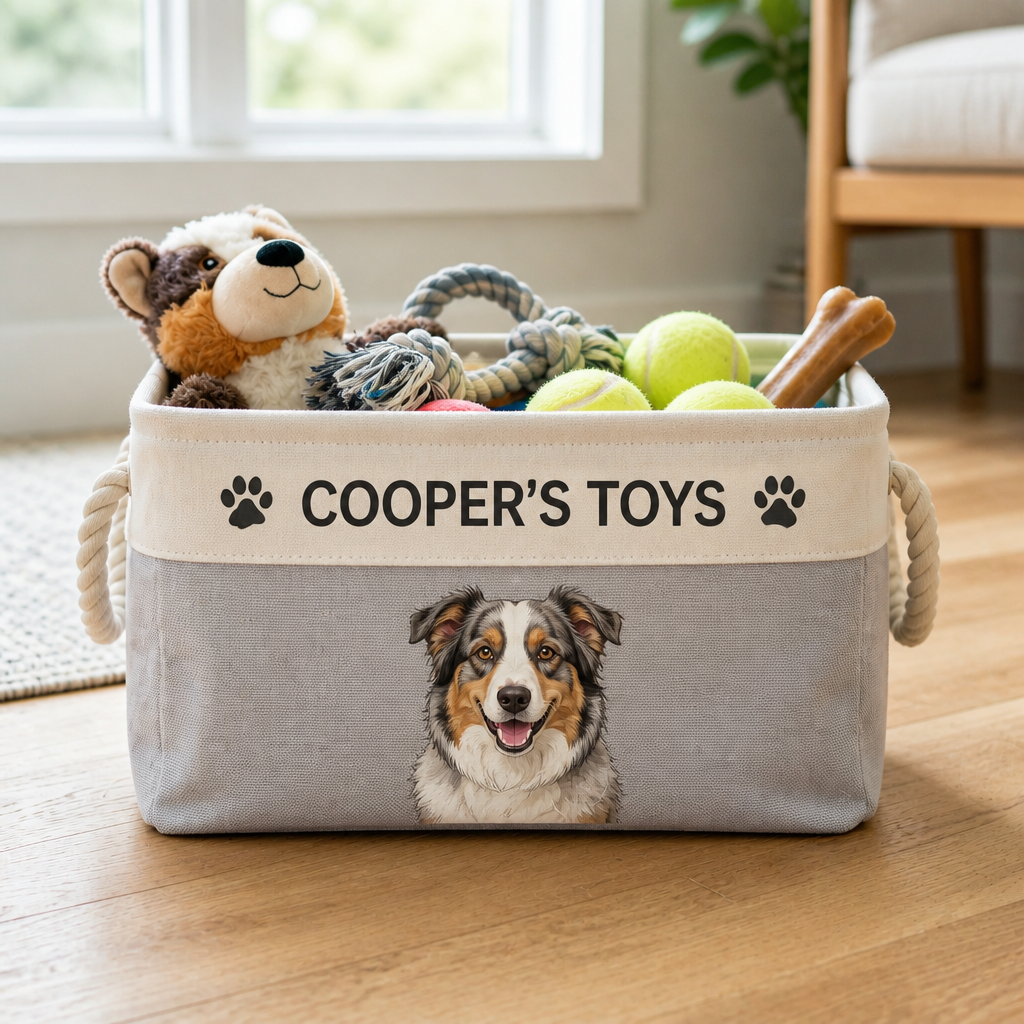 Personalized Pet Toy Storage Bag – Name + Custom Pet Portrait - Personalized Storage Bag 87809d8d-bc9e-4bb0-892a-d75114d5eefd.png