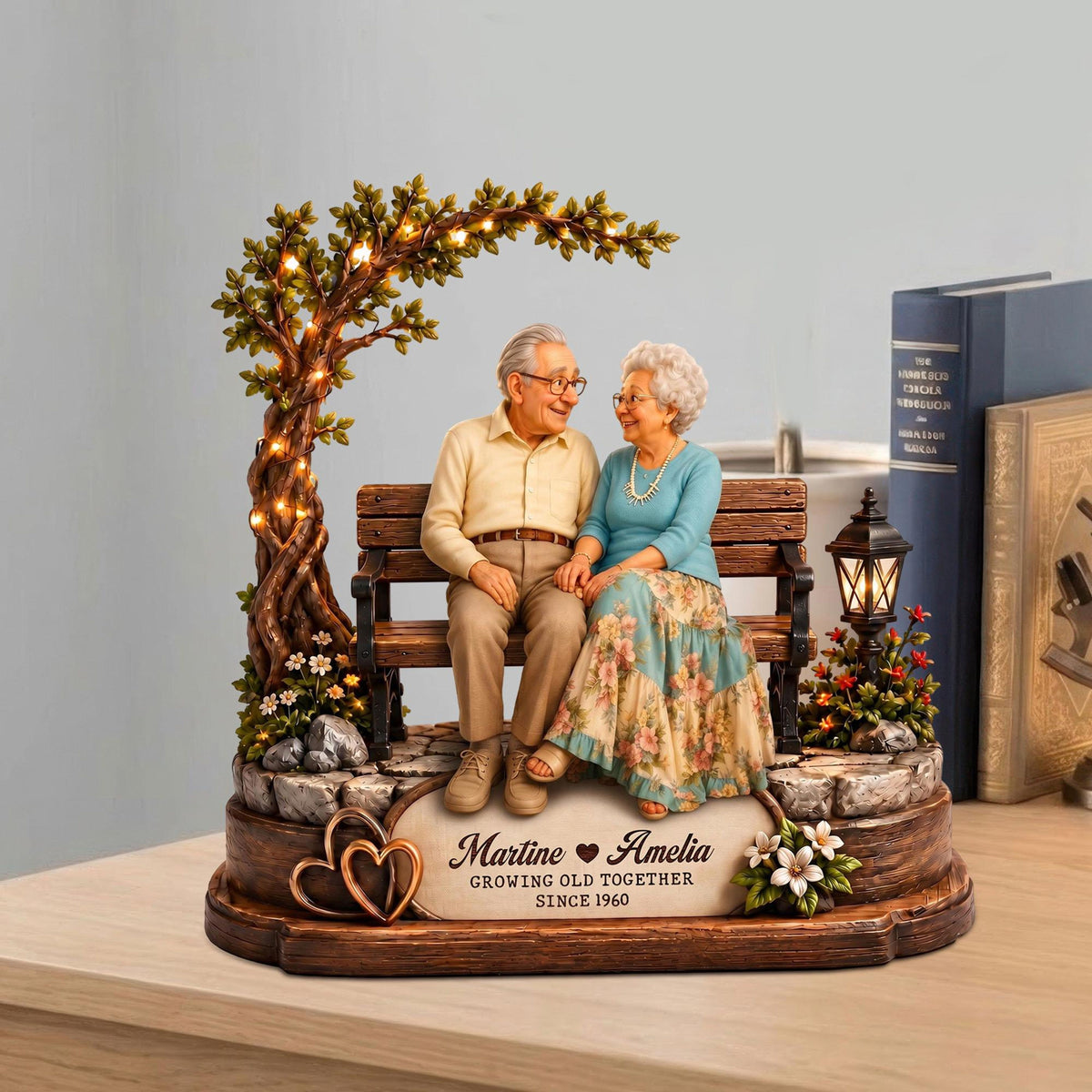 Personalized Grandparents Photo Wooden Block, Growing Old Together Anniversary Gift, Wedding Anniversary Keepsake,Gift For Grandma & Grandpa 87877b1e-150c-4bc7-b946-e4d7ce2741d3-1.jpg