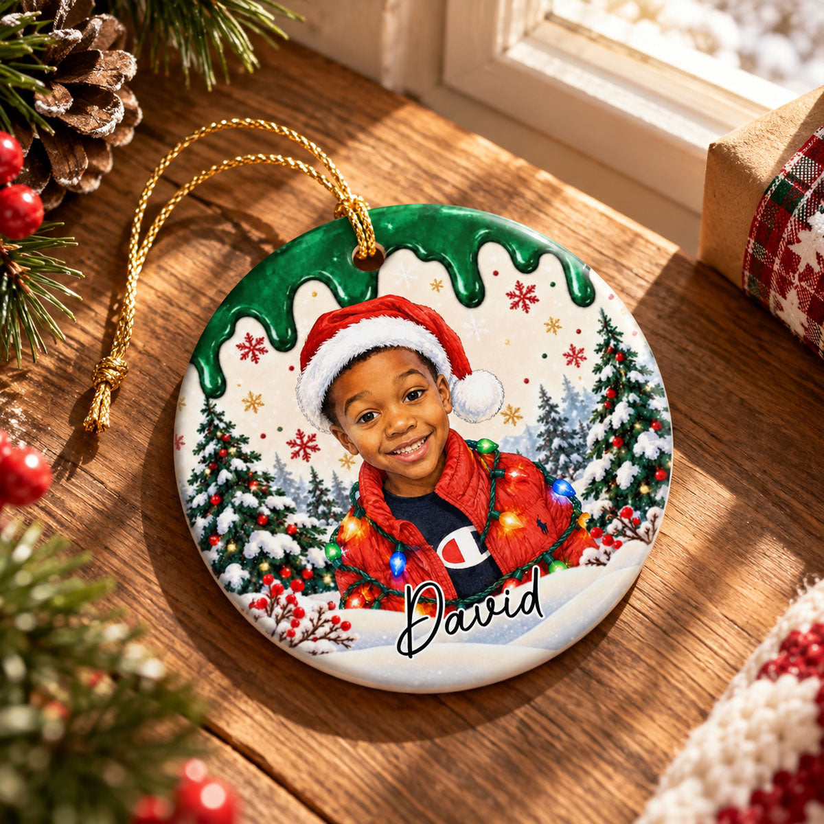 Custom Photo Christmas Portrait Gifts - Personalized Christmas Ornament - Little Hearts Full Of Joy 878b4c6c-3902-4c87-a015-0b07bd309b64-banner-3.jpg