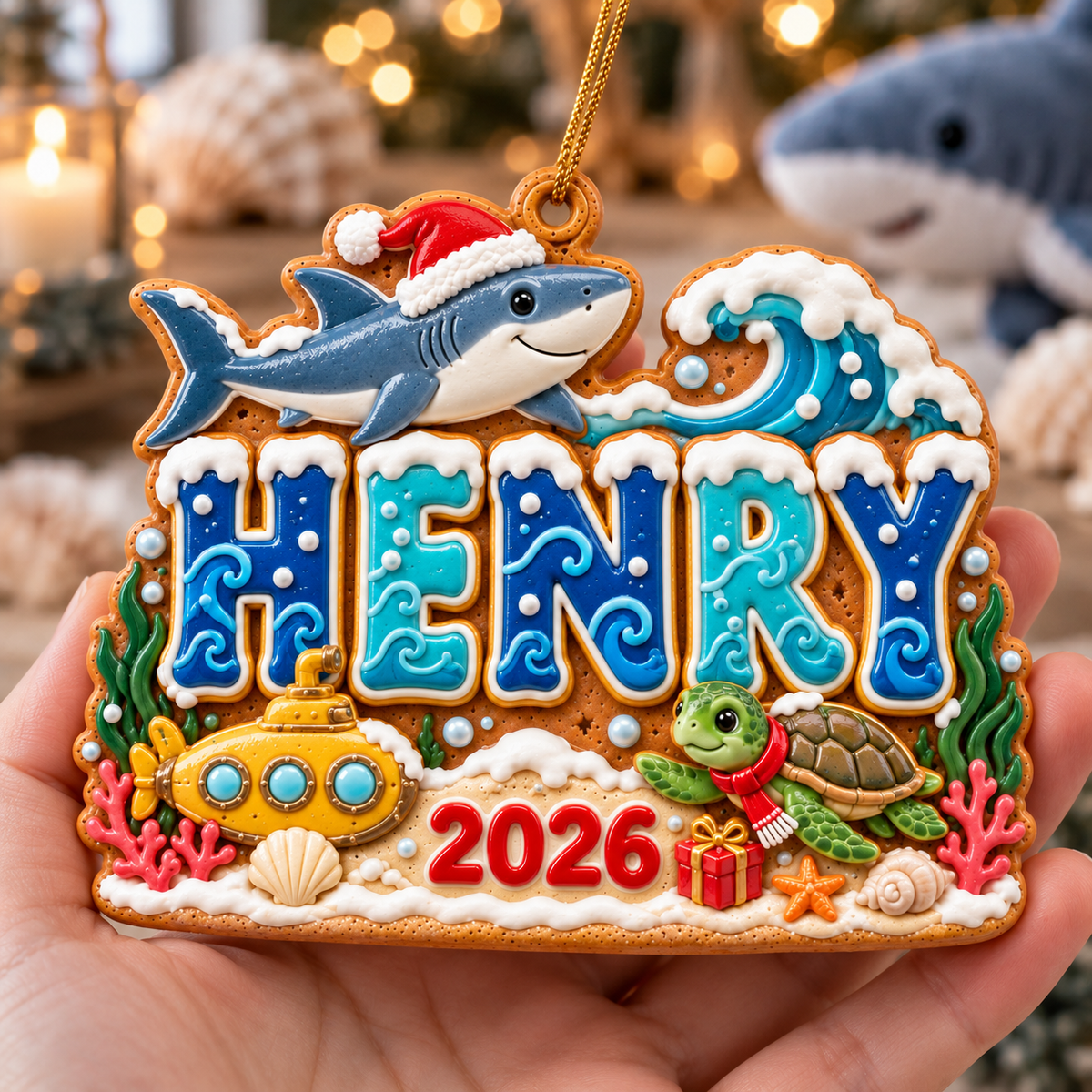 Personalized Ocean Christmas Ornament 2026 – Custom Name with Shark, Sea Turtle and Submarine, Holiday Keepsake Gift for Kids and Ocean Lovers 878e33b0-6496-444a-b996-5baa8b08a18d-Henry-s-Ocean-Christmas-Ornament.png