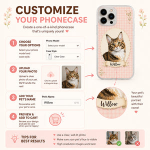 Custom Pet Portrait Phone Case – Watercolor Cameo + Name - Personalized Phonecase 87aa38e5-c390-48f9-aba8-e62c003e82f5.jpg