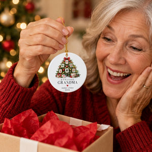 Personalized Mahjong Grandma Christmas Ornament – Custom Name Mahjong Holiday Gift for Grandma, Nana & Mahjong Lover 87fc663a-f6de-4cd8-8ba6-be493881098e-mahjong_grandma_mockup_04_happy_recipient.jpg