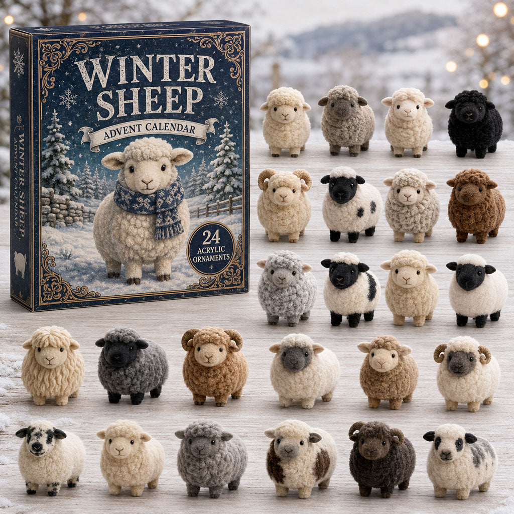 Winter Sheep Advent Calendar 2026 - 24-Day Festive Countdown, Acrylic Charms Blind Box - Gift For Farm Lovers 883b347e-8492-43e7-be02-215b5c9b3254-Winter_Sheep_-_AC0TM020.jpg