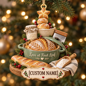 Personalized Sourdough Bread Christmas Ornament – “Love at First Loaf” with Custom Name, Gift for Bread Bakers 883bb3a3-ca4c-441a-a9c1-ea9a5c7aa3aa-Image-Sep-29-2026-02_29_31-PM.png