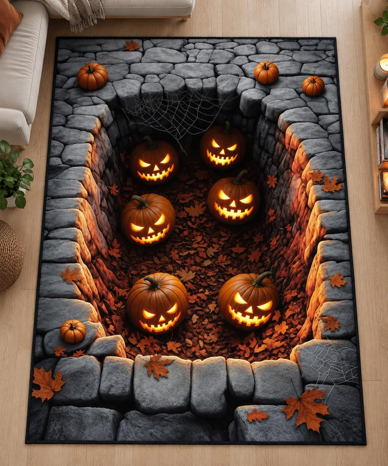 Halloween-Themed Area Rug with Spooky Pumpkin Design, Halloween Area Rug, 3D Illusion Rug, Halloween Pumpkin Area Rug, Printed 3D Effect, 884657dc-366f-4b39-80af-a025f7a60471-t-i-xu-ng-17-.png