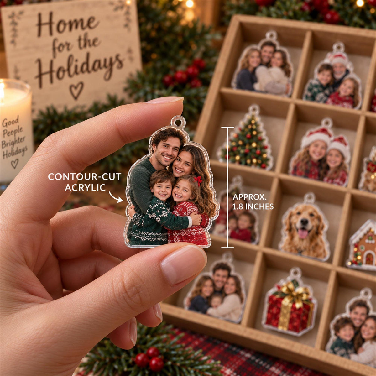 Personalized Family Reunion Advent Calendar with 24 Custom Photo Acrylic Ornaments, Home for the Holidays Gift, Multigenerational Keepsake 8859077f-251c-457f-aaf2-b818a99ad1f9-il_fullxfull.8599812278_mvpm.jpg