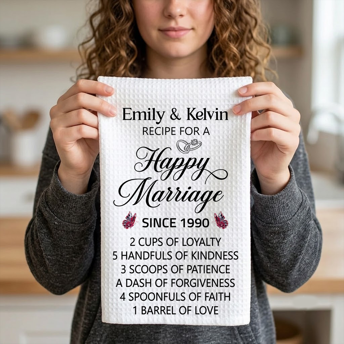 Love Is Our Secret Ingredient - Personalized Custom Kitchen Towel 88637b68-8779-46f7-a7d7-722caf7372a9-5-28-.png
