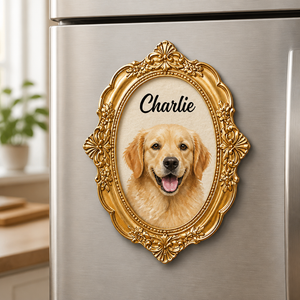 Cameo Pet Portrait Fridge Magnet - Personalized Custom Shape Fridge Magnet 8886df7a-bbba-476e-b7fc-0a9ab03946ac.png