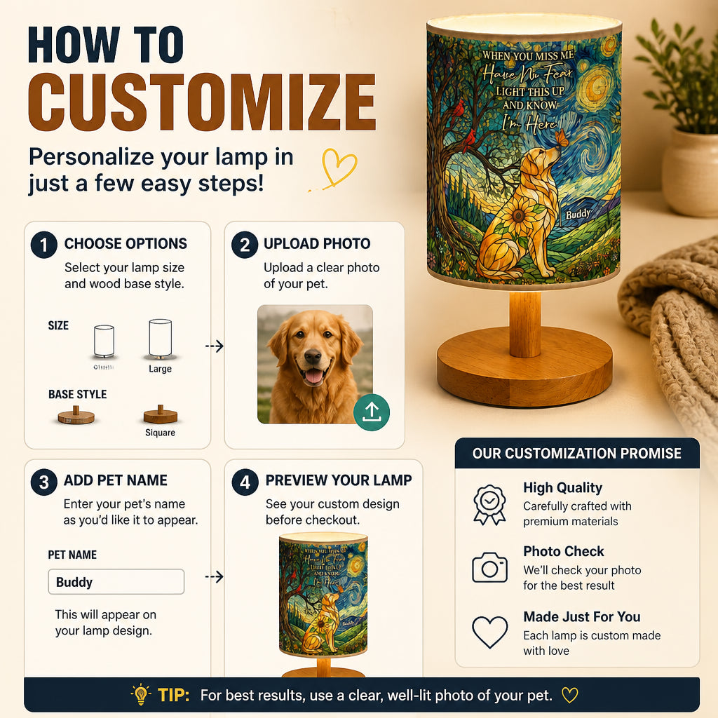 Pet Memorial Custom Fabric Lamp – “Light This Up and Know I’m Here” (Name Personalization) - Personalized Custom Fabric Lamp 8891774a-bfb0-4847-b5de-d79bd3332404.jpg