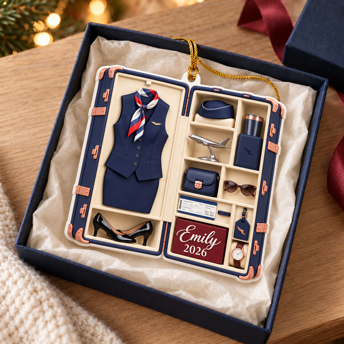 Personalized American Airlines Flight Attendant 3D Relief Ornament, Airline Crew Xmas Gift, Cabin Crew Travel Keepsake, Aviation Decor 889971ff-bcbe-438d-99c8-4964599fc52c-cd1e1f11-c319-4805-bfbd-20b15f4a5d50.png