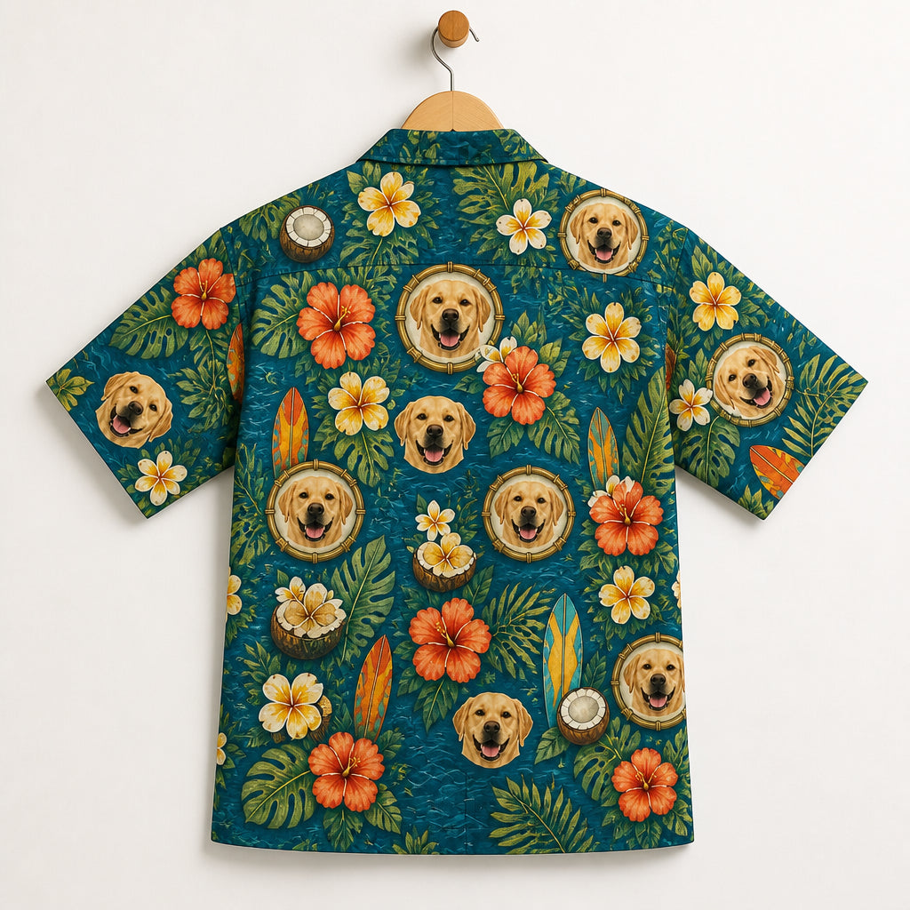 Custom Pet Face Tropical Hawaiian Shirt (AOP) - Personalized Hawaiian Shirt 889a8250-2a8e-4b45-a9e0-7aae1a71801e.jpg